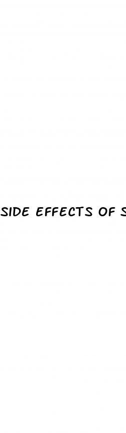 side effects of sex pills for men