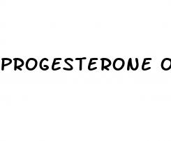 progesterone only pill sex drive