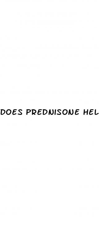 does prednisone help with erectile dysfunction