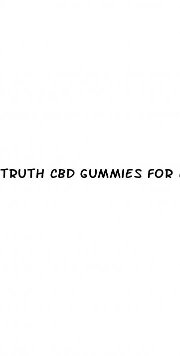 truth cbd gummies for ed