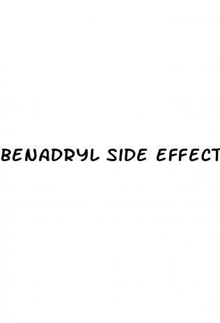 benadryl side effects erectile dysfunction