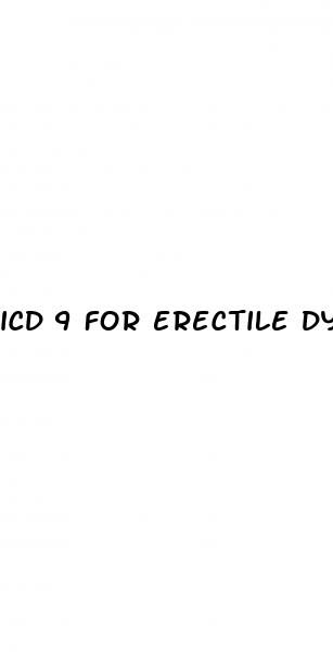 icd 9 for erectile dysfunction