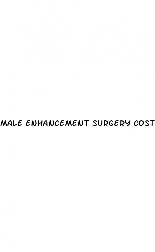 male enhancement surgery cost