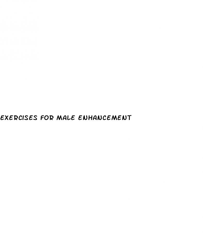 exercises for male enhancement