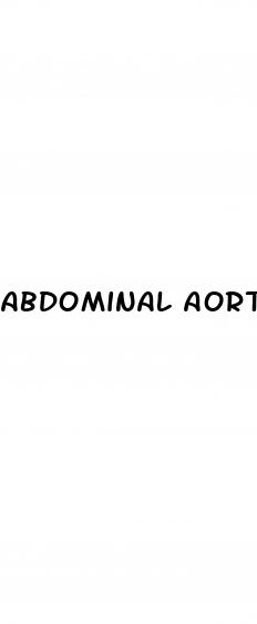 abdominal aortic calcification erectile dysfunction