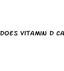 does vitamin d cause erectile dysfunction