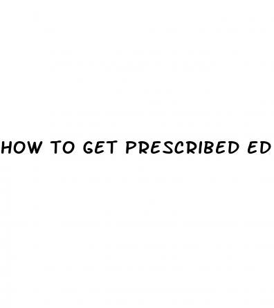 how to get prescribed ed pills