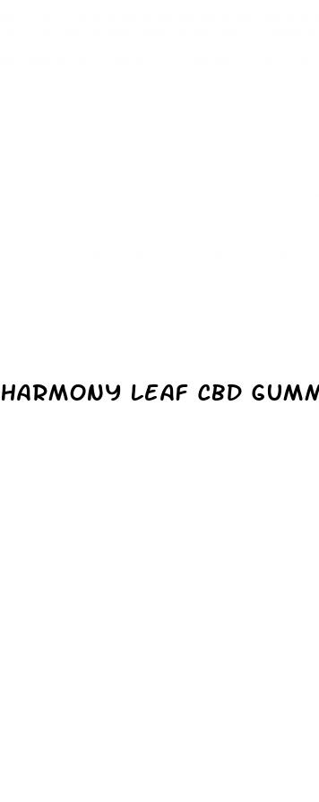 harmony leaf cbd gummies for sex