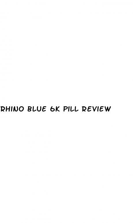 rhino blue 6k pill review