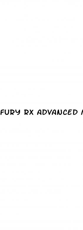 fury rx advanced male enhancement