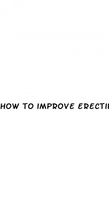 how to improve erectile dysfunction and premature ejaculation