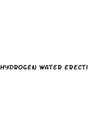 hydrogen water erectile dysfunction