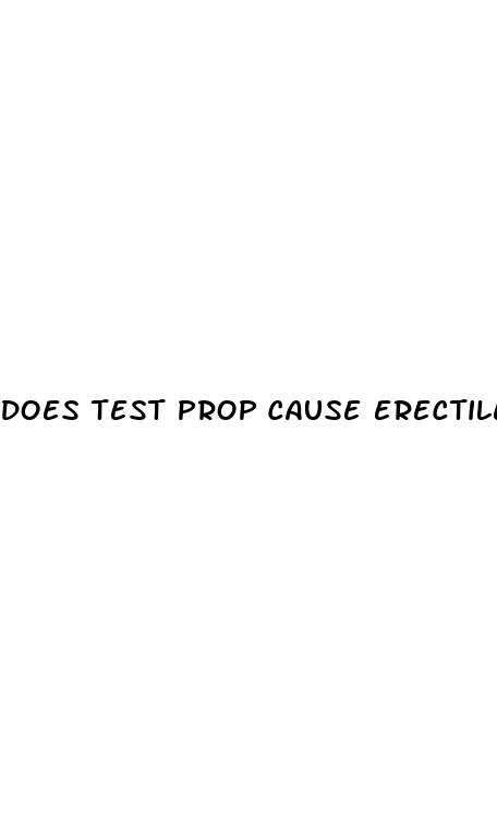 does test prop cause erectile dysfunction