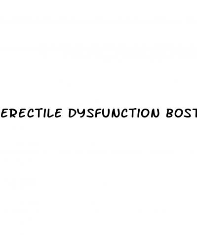 erectile dysfunction boston