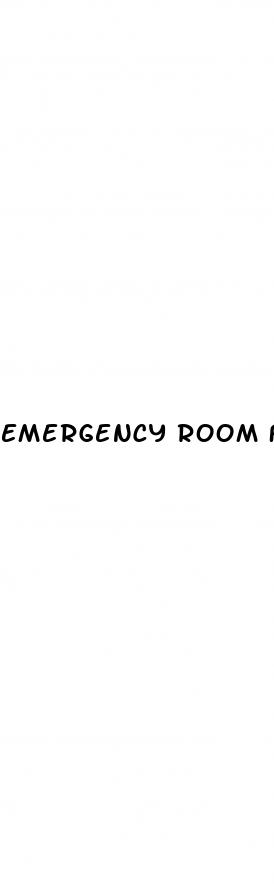 emergency room for erectile dysfunction