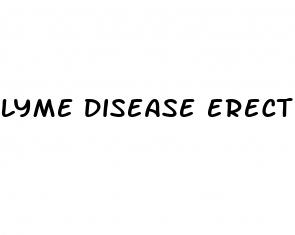 lyme disease erectile dysfunction