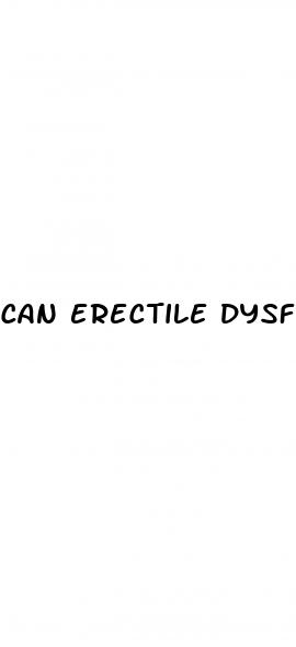 can erectile dysfunction be cured naturally