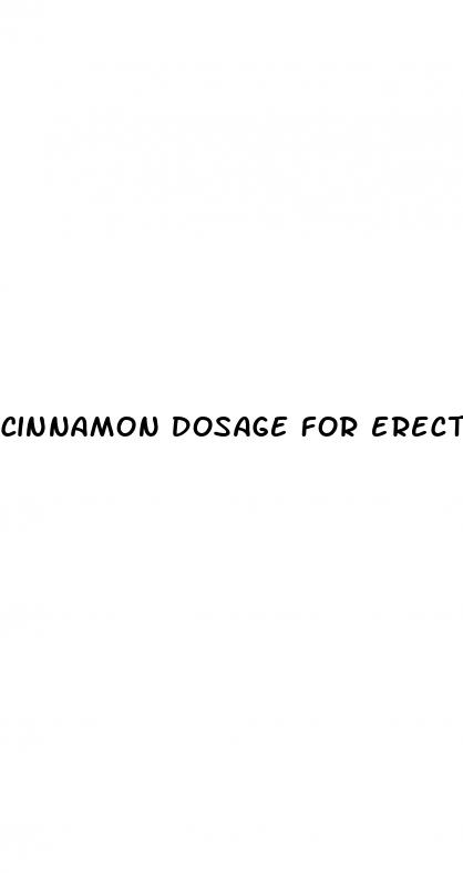 cinnamon dosage for erectile dysfunction