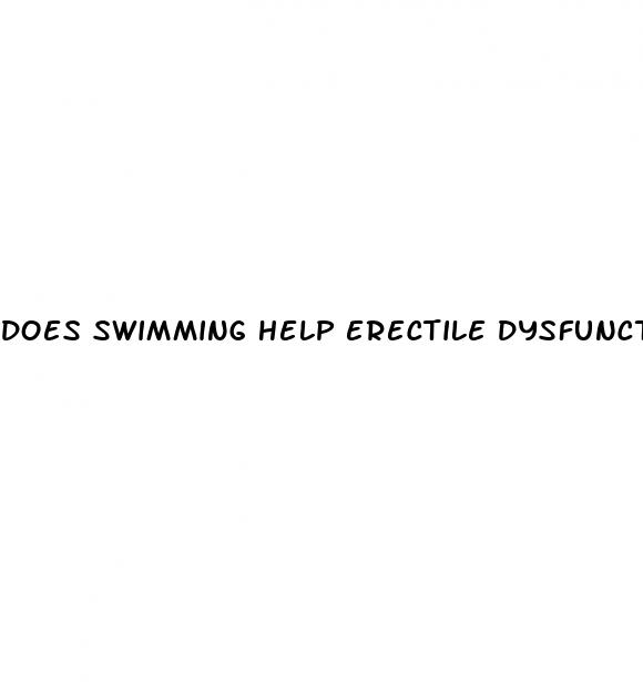 does swimming help erectile dysfunction