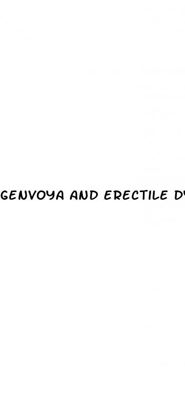 genvoya and erectile dysfunction