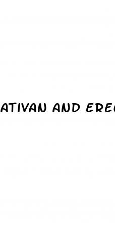 ativan and erectile dysfunction