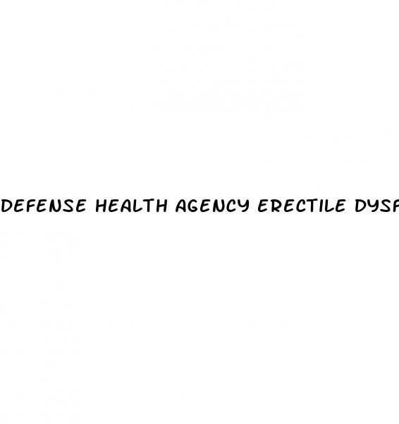 defense health agency erectile dysfunction