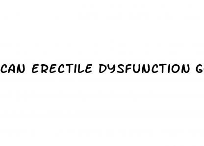 can erectile dysfunction go away on its own