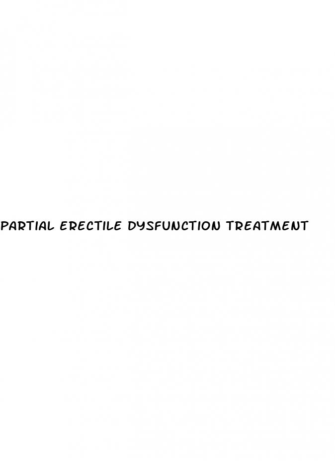 partial erectile dysfunction treatment