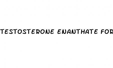 testosterone enanthate for erectile dysfunction