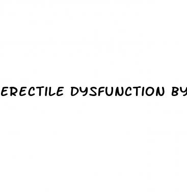 erectile dysfunction by age