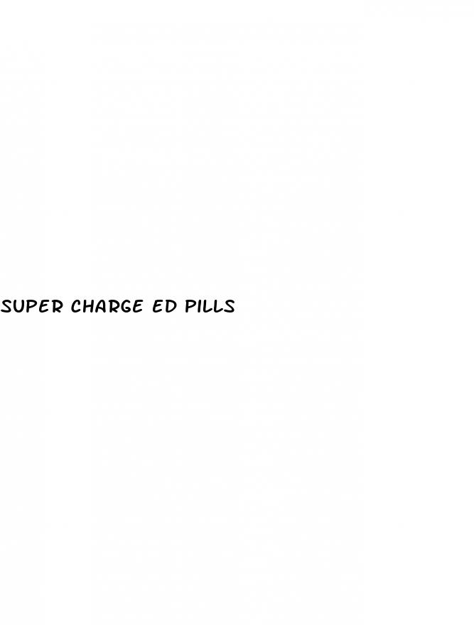 super charge ed pills