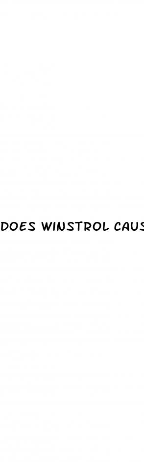 does winstrol cause erectile dysfunction