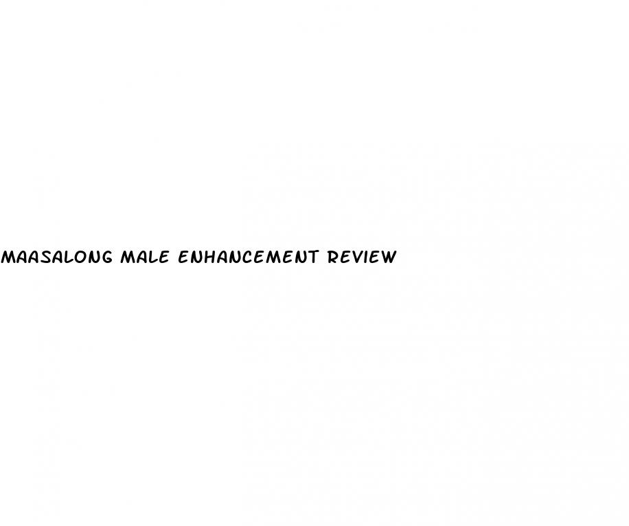 maasalong male enhancement review