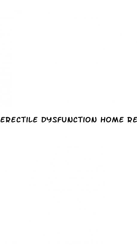 erectile dysfunction home remedies