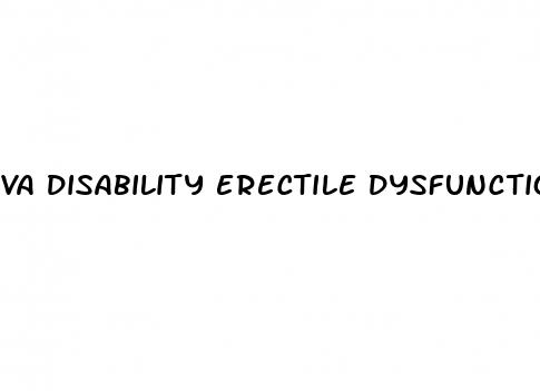 va disability erectile dysfunction