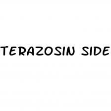 terazosin side effects erectile dysfunction