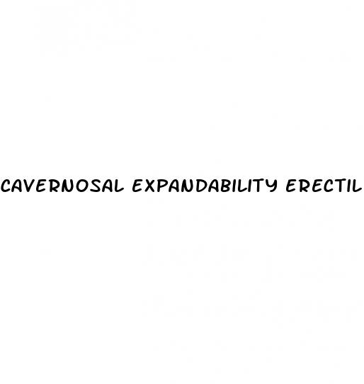 cavernosal expandability erectile dysfunction