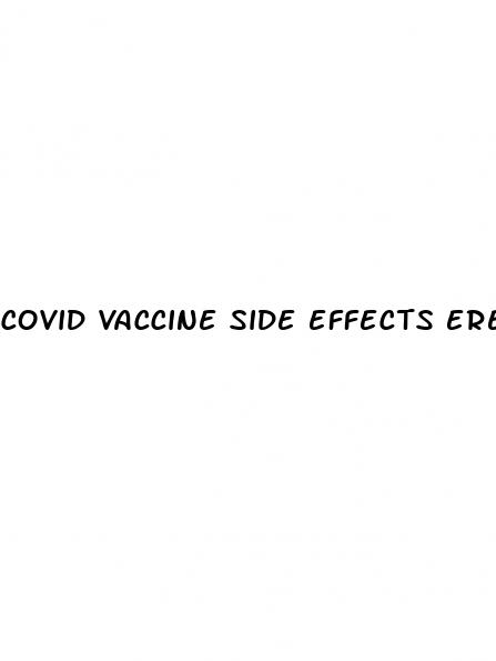 covid vaccine side effects erectile dysfunction