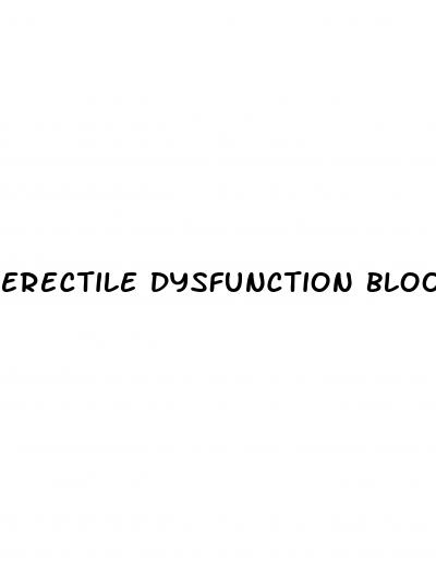 erectile dysfunction blood pressure medication