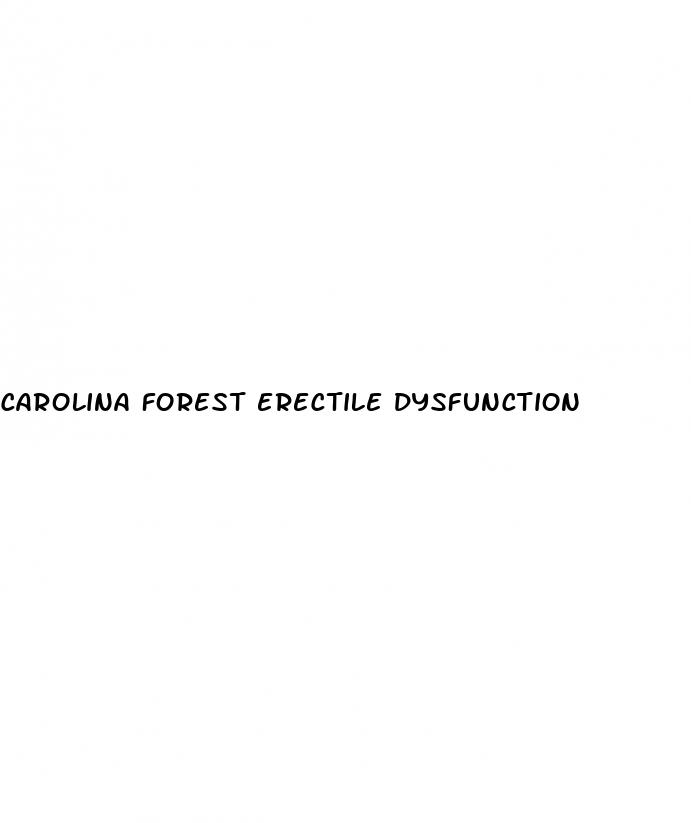 carolina forest erectile dysfunction