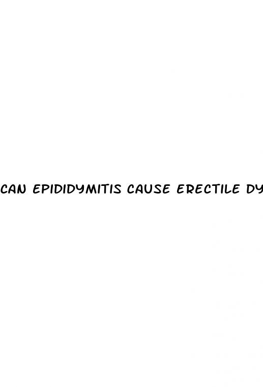 can epididymitis cause erectile dysfunction