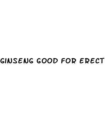 ginseng good for erectile dysfunction