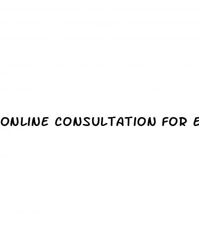 online consultation for erectile dysfunction