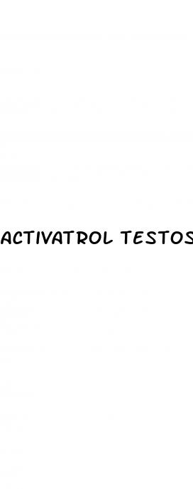 activatrol testosterone natural male enhancement