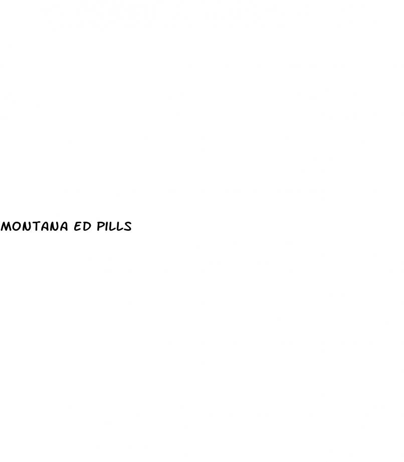 montana ed pills