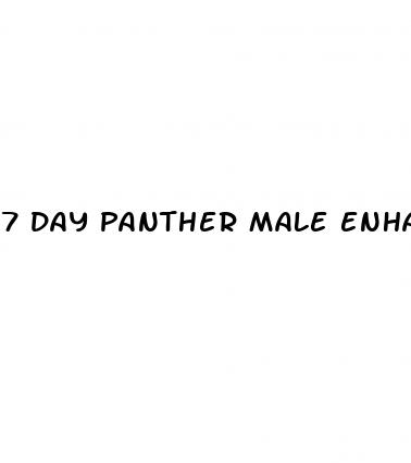 7 day panther male enhancement pill