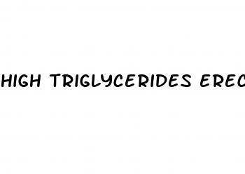 high triglycerides erectile dysfunction