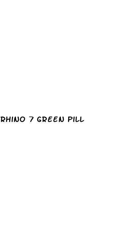 rhino 7 green pill