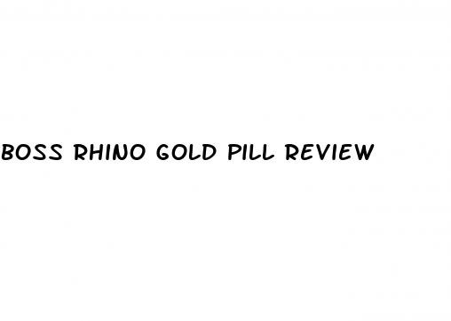 boss rhino gold pill review