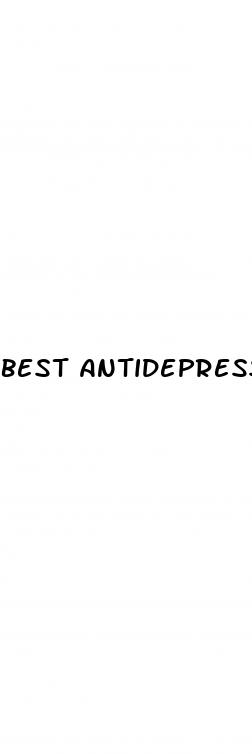 best antidepressant for erectile dysfunction